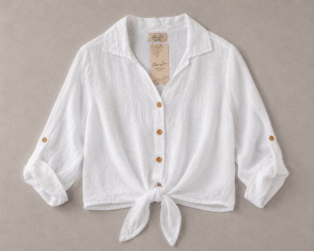 Azzurra Linen Shirt - White