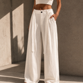 Sorrento Linen Pants - White