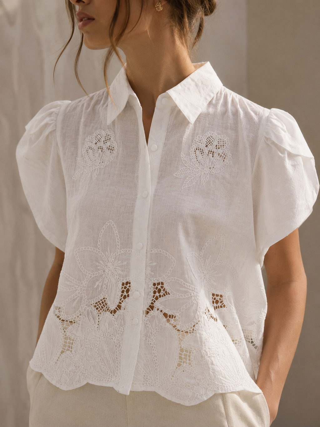 Portofino Linen Blouse