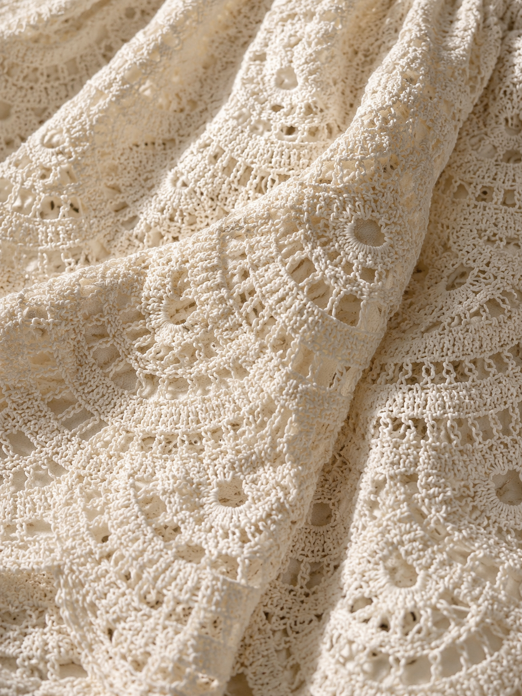 Luna Crochet Short - White