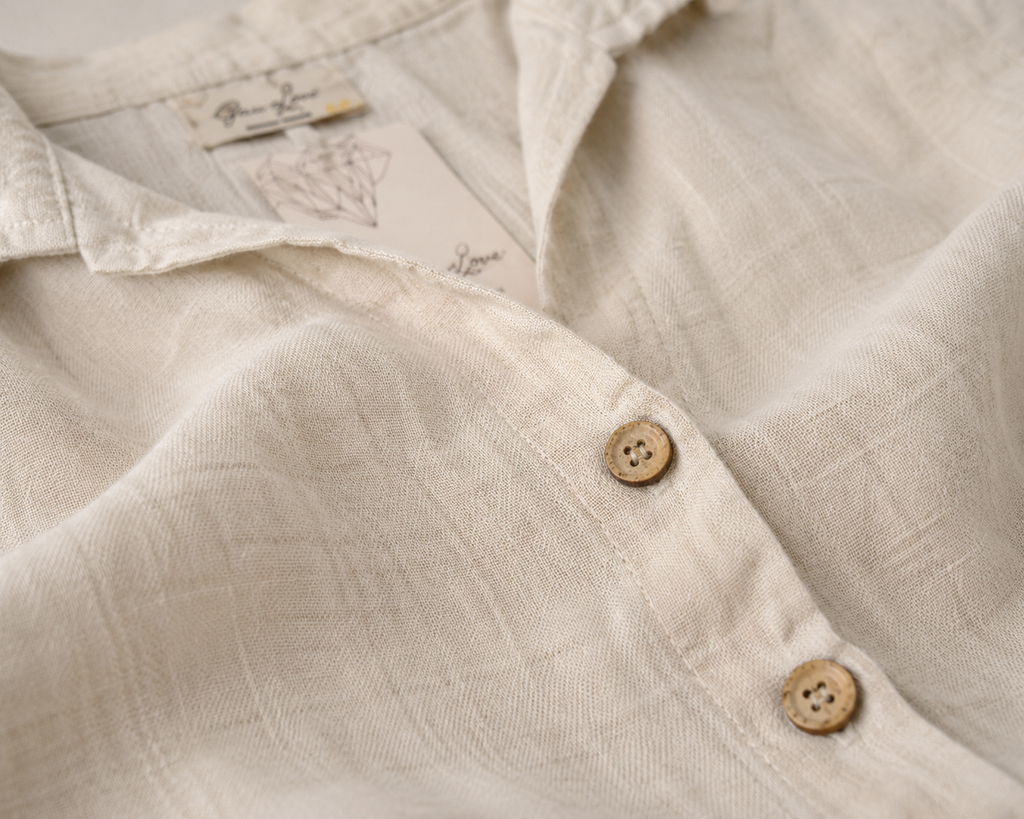 Toscana Linen Shirt - Sand Beige